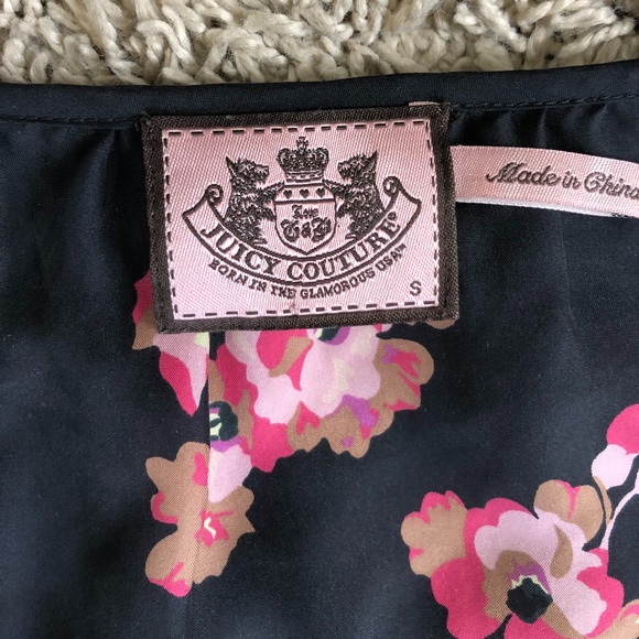 Juicy Couture Silk Scattered Blooms Dress - Picture 5 of 5